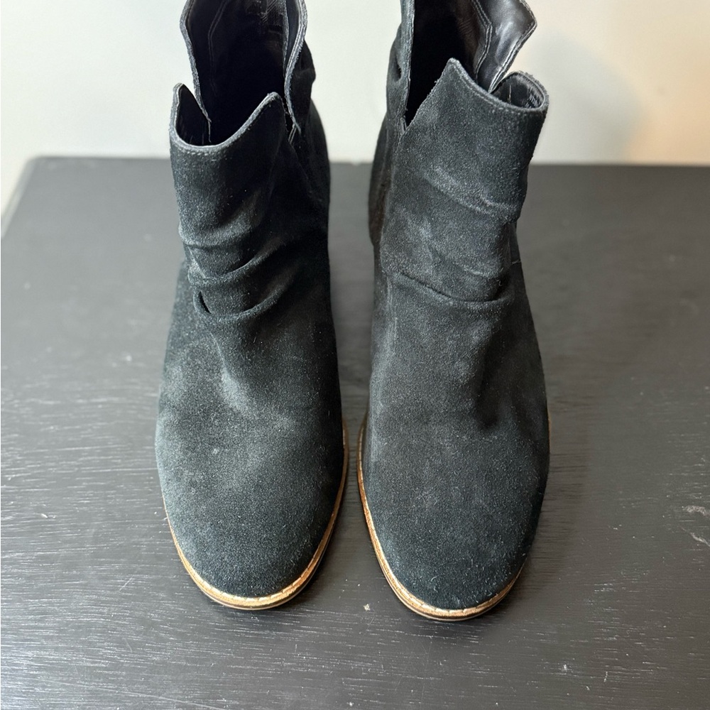 Cole Haan Black‎ Suede Ankle Booties